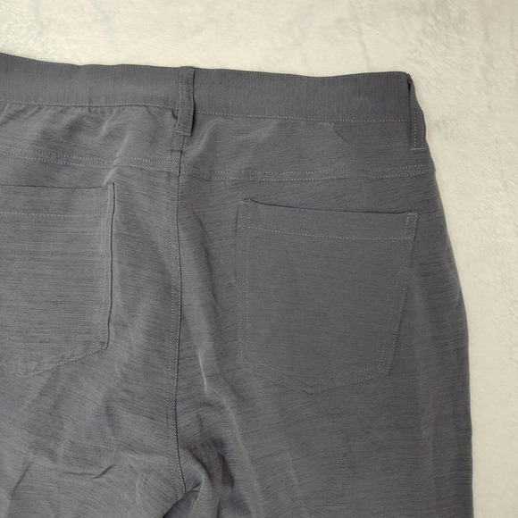 BYLT Kinetic Pant 2.0 Pants Mens 32x30 Gray Stretch Zip Pocket Chino Casual Tech - Picture 5 of 13